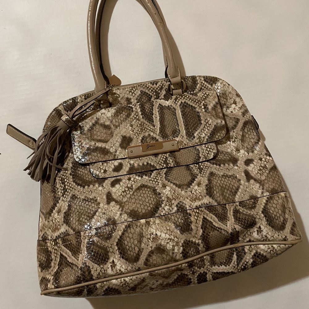 Guess Python Snakeskin bag